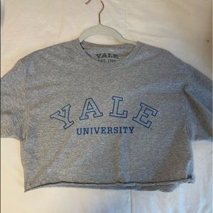 Yale University cropped tee